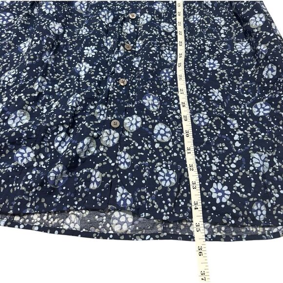 Madewell Button-Front V-Neck Mini Dress Size Small - Picture 7 of 11